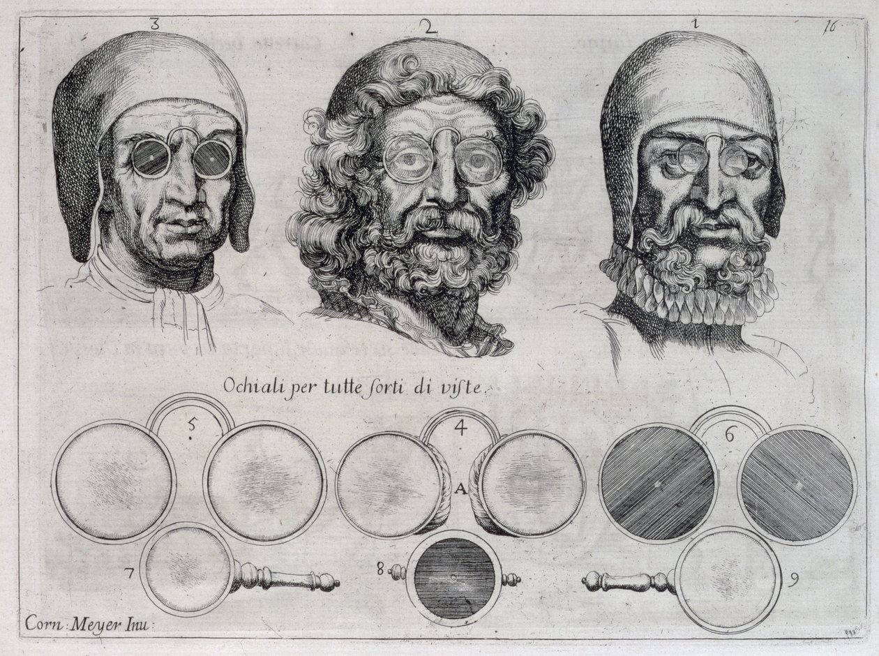 Occhiali per Tutte le Forze di Visione da Cornelis Jansz. Meyer