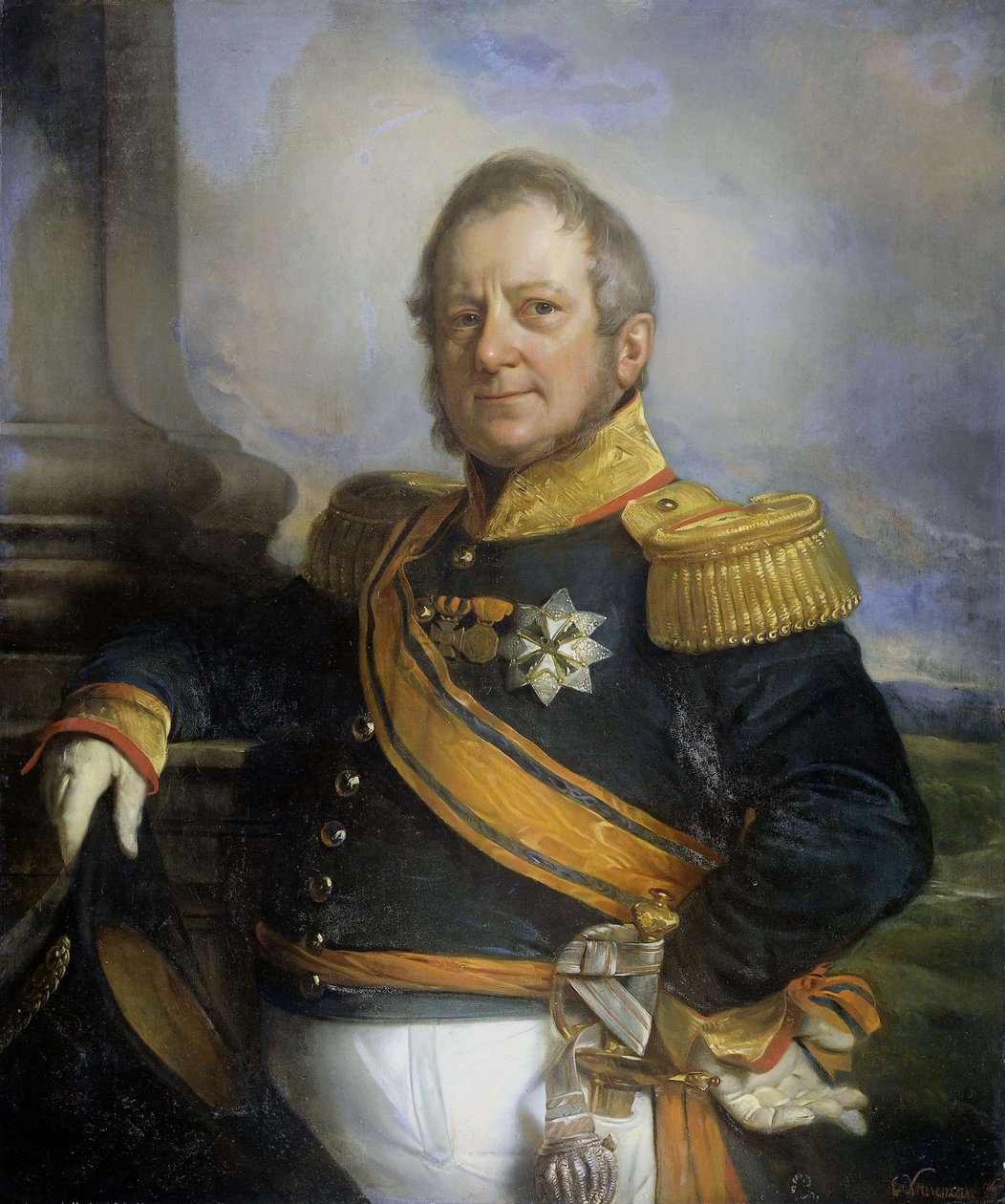 Ritratto di Hendrik Merkus, Barone de Kock (1779-1845), Comandante dell