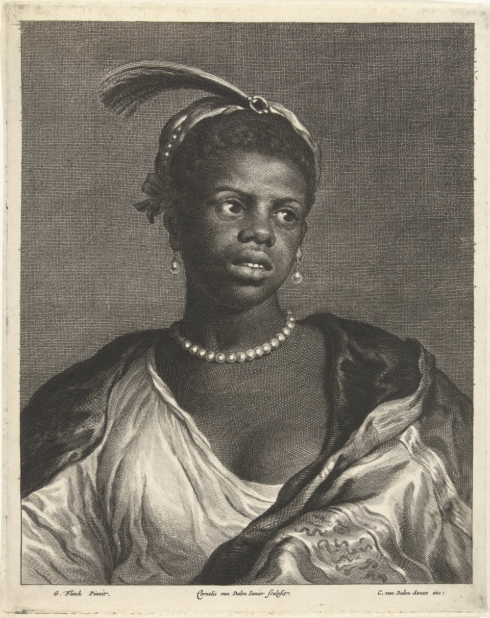 Ragazza nera da Cornelis van Dalen II
