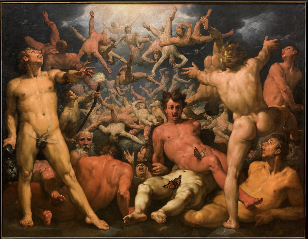 La caduta dei Titani da Cornelis van Haarlem