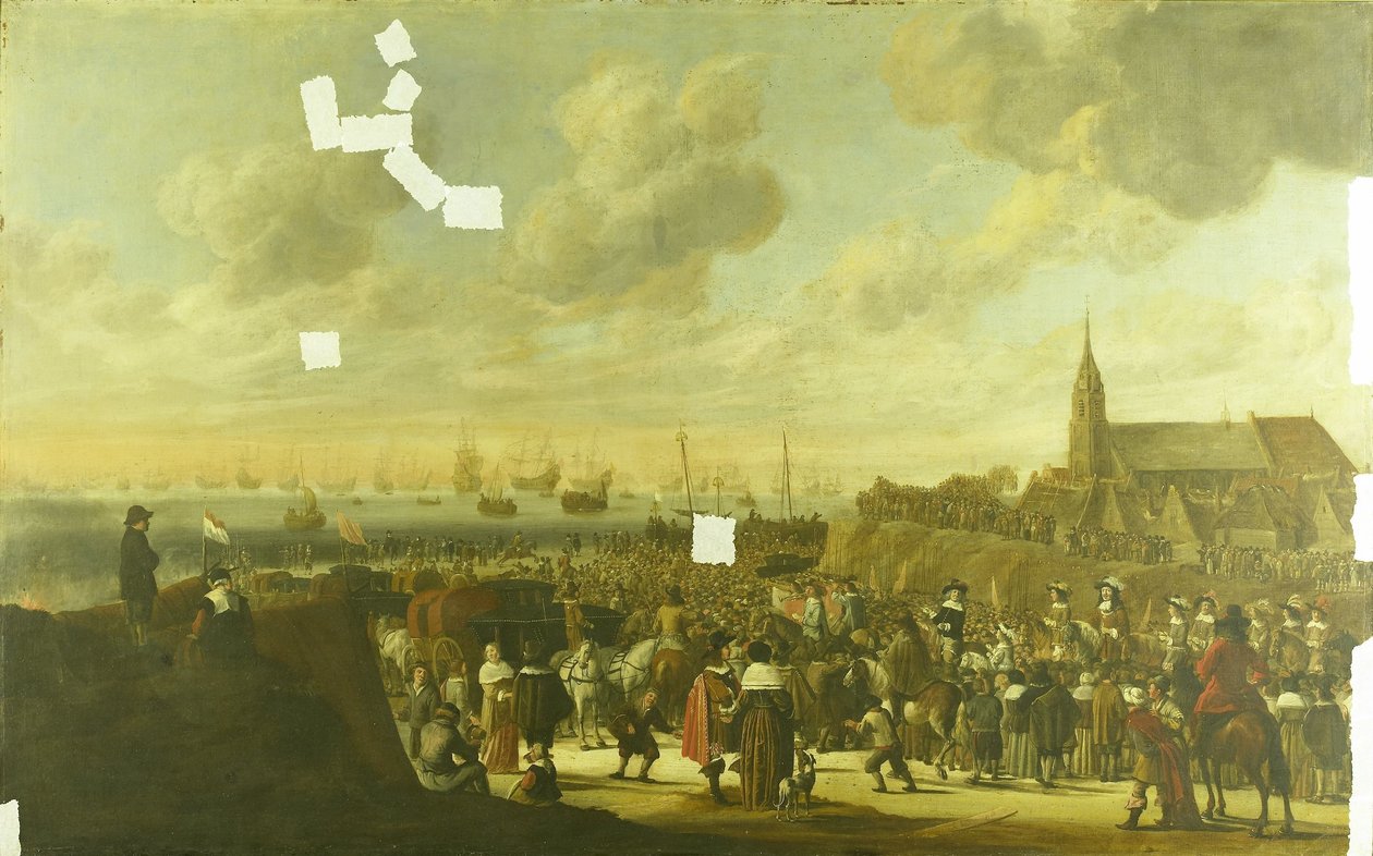 La partenza di Carlo II d