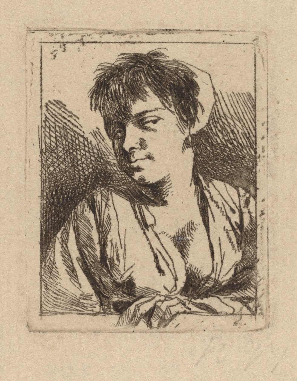 Busto di una Giovane Donna da Cornelis Pietersz Bega