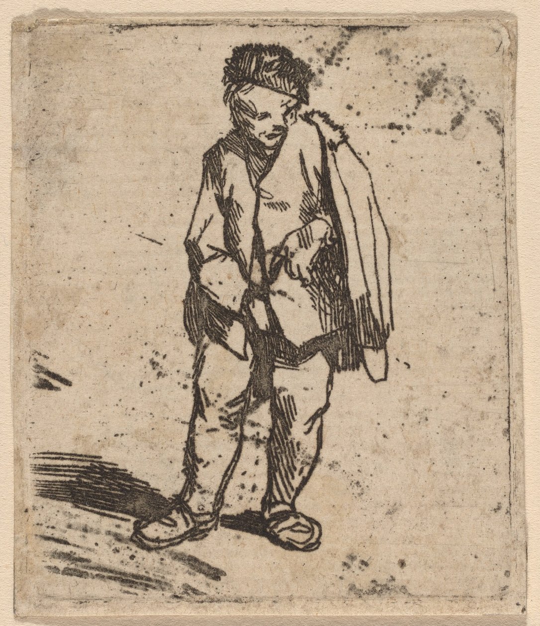 Uomo con mantello corto da Cornelis Pietersz Bega