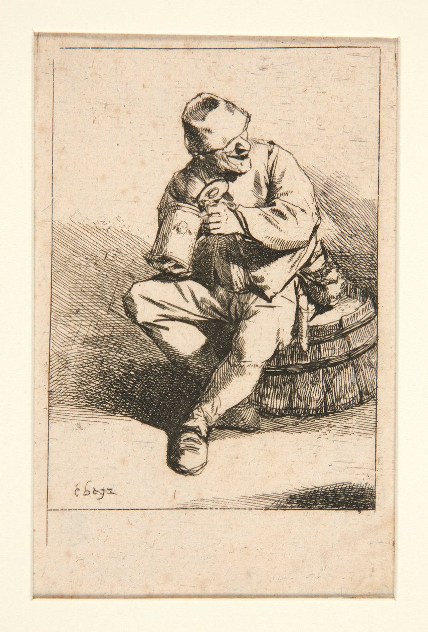 Il bevitore da Cornelis Pietersz Bega