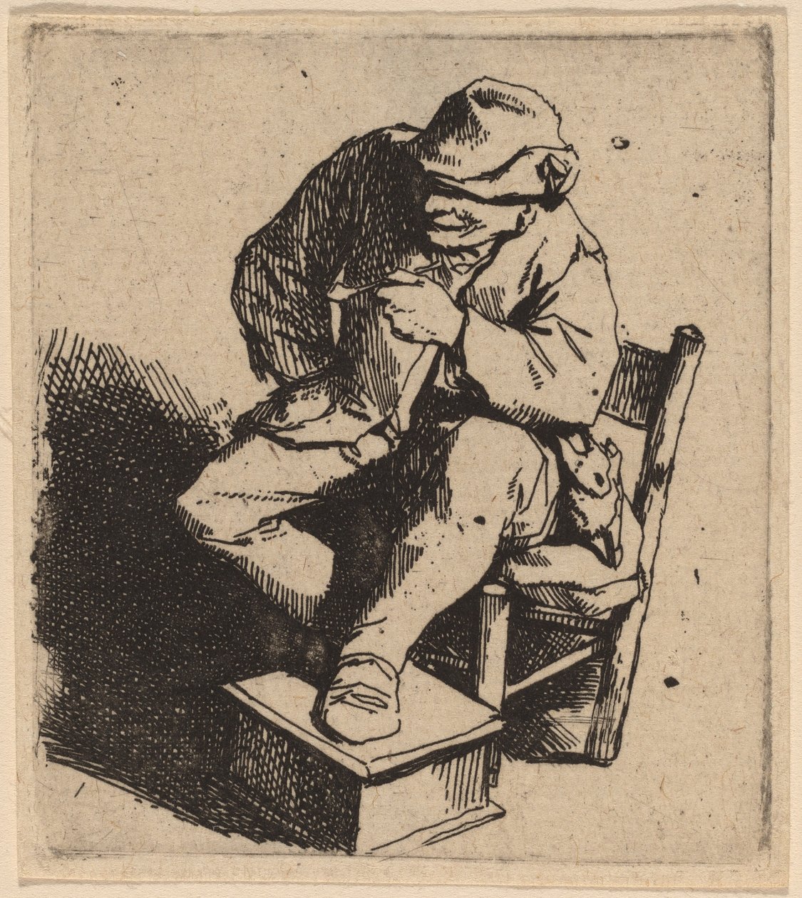 Il fumatore da Cornelis Pietersz Bega