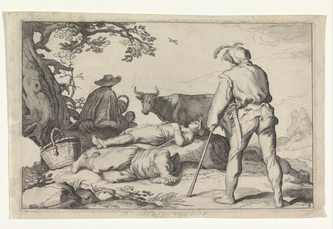 Mandriani da Cornelis Bloemaert (II) (possibly)