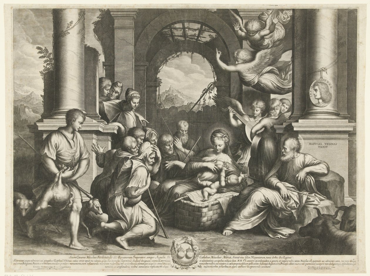 Adorazione dei pastori da Cornelis Bloemaert (II)