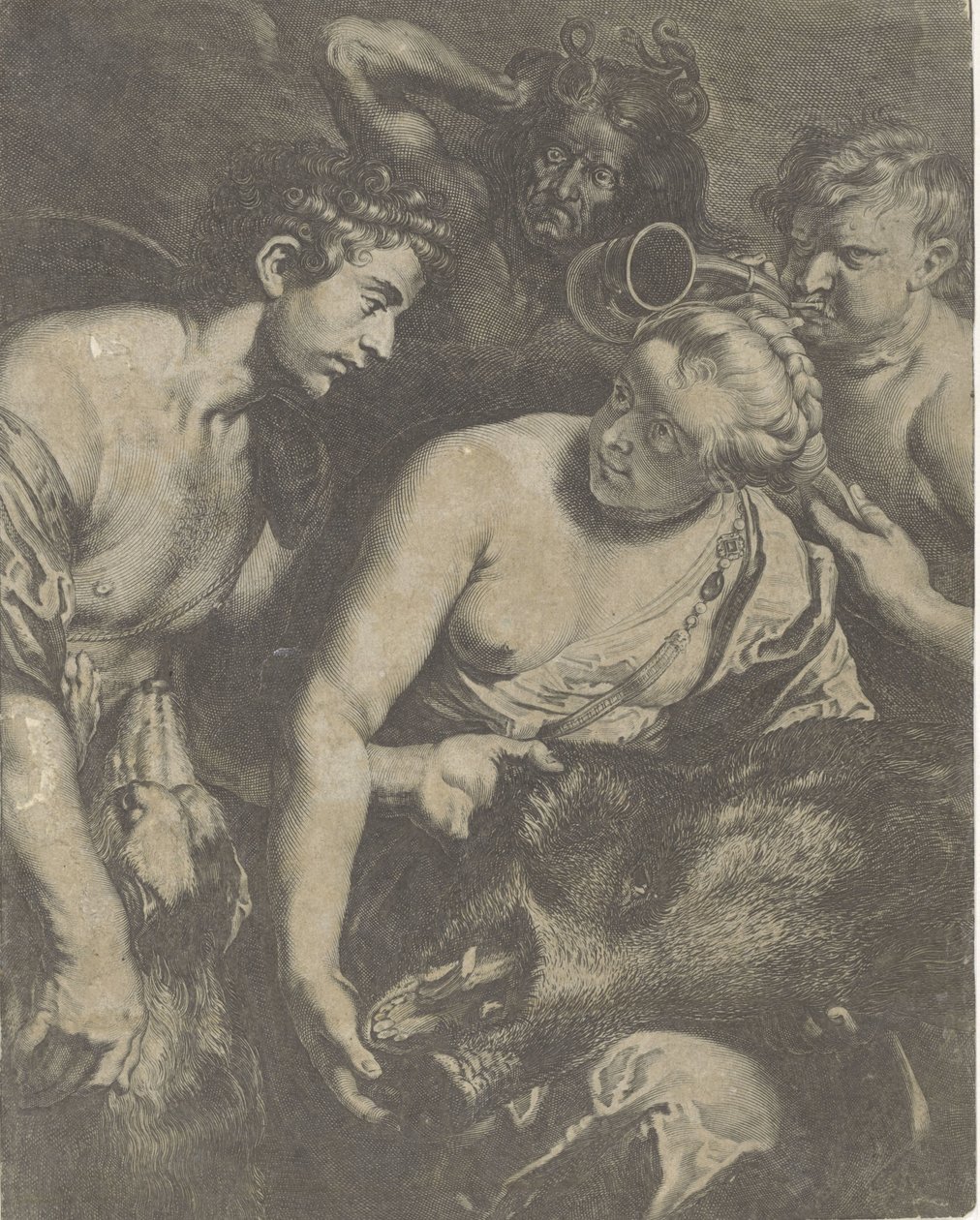 Meleagro e Atalanta da Cornelis Bloemaert (II)