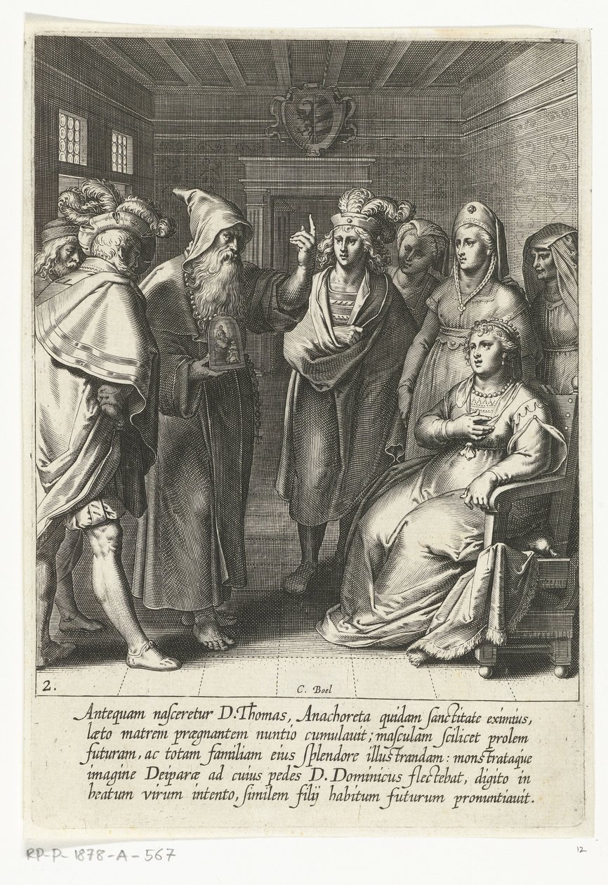 Predizione alla madre di Tommaso d