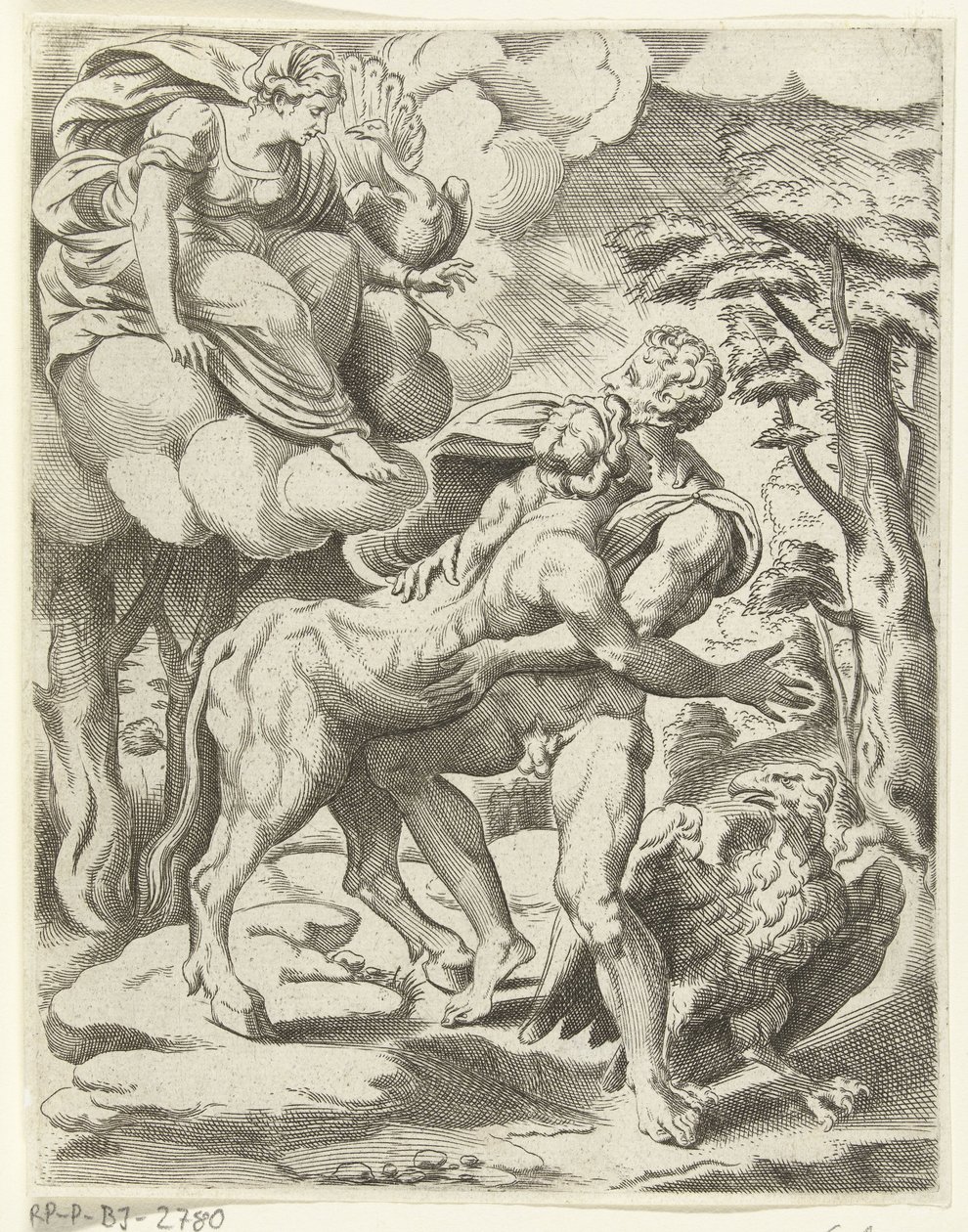Giove, Io e Giunone da Cornelis Bos