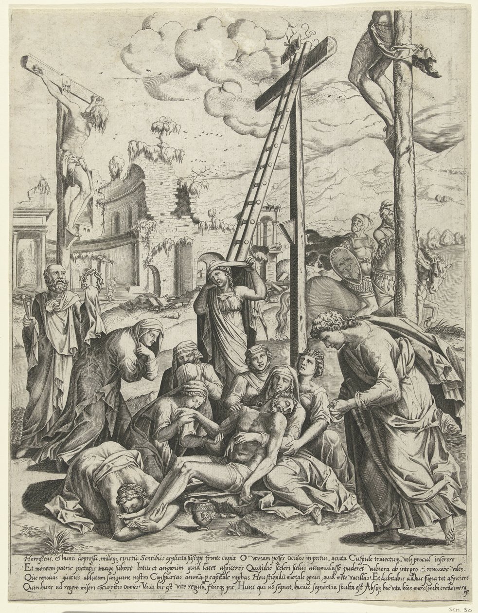 Deposizione dalla croce da Cornelis Bos
