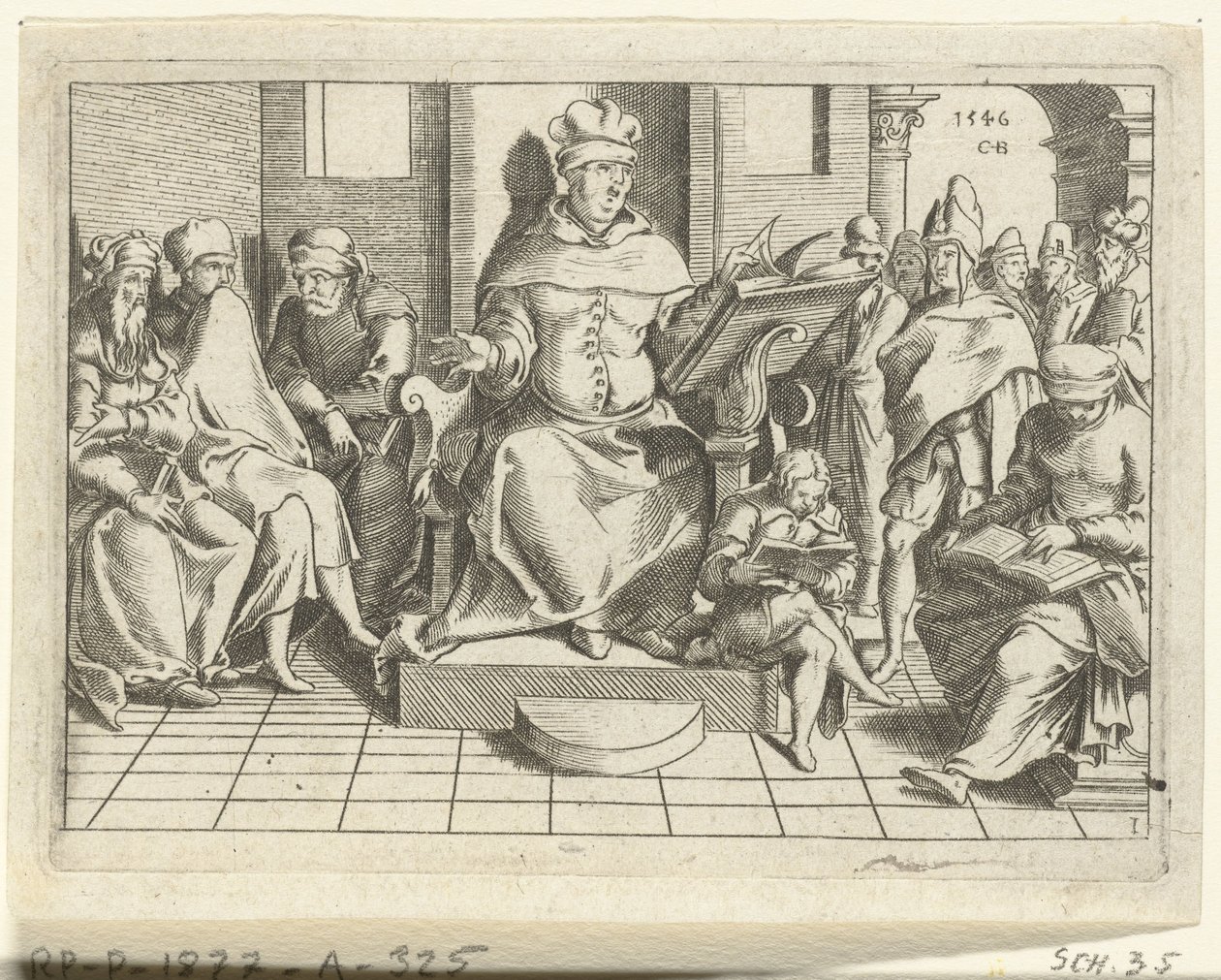 Paolo come allievo (La vita di Paolo) da Cornelis Bos