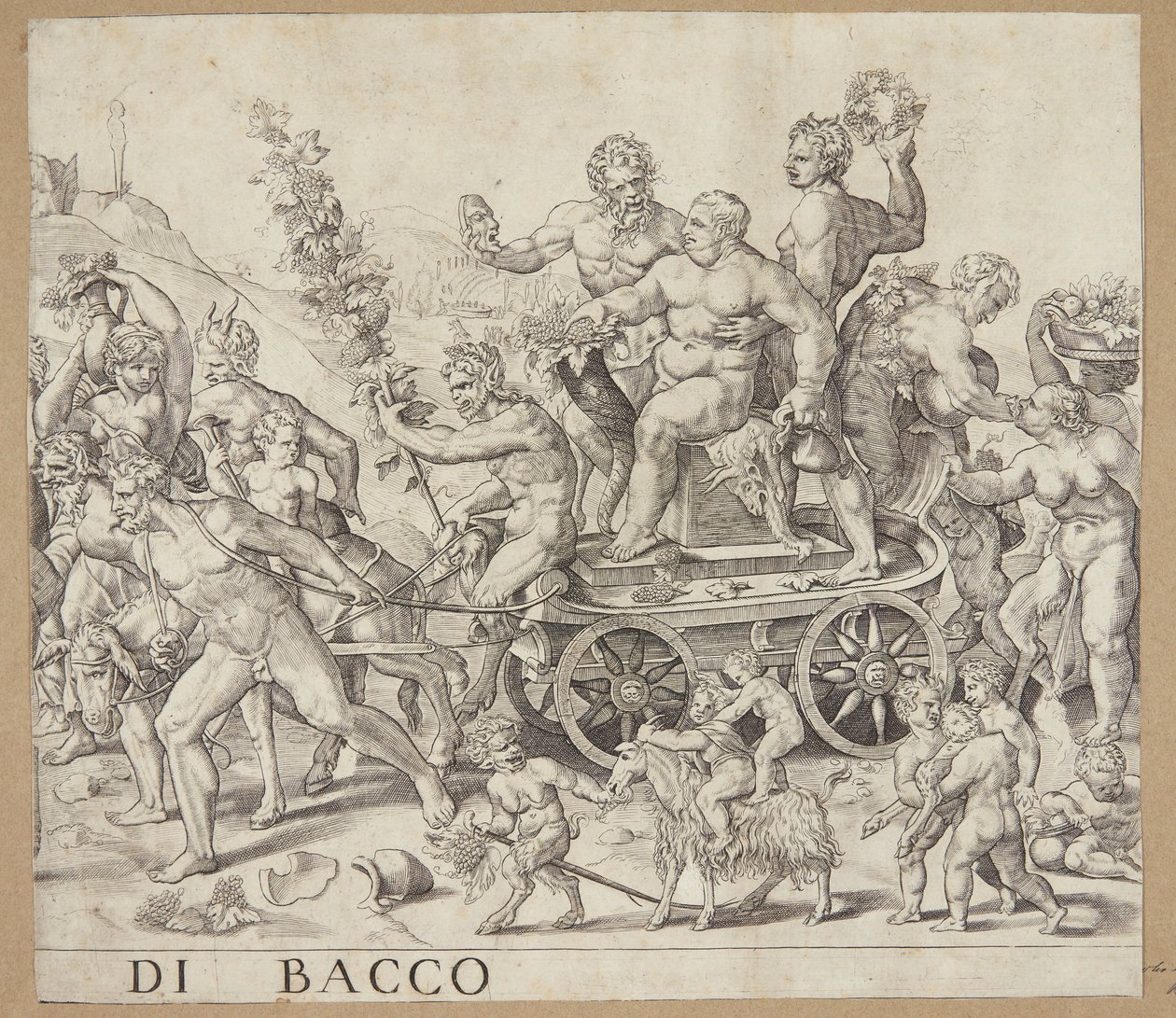Il trionfo di Bacco da Cornelis Bos