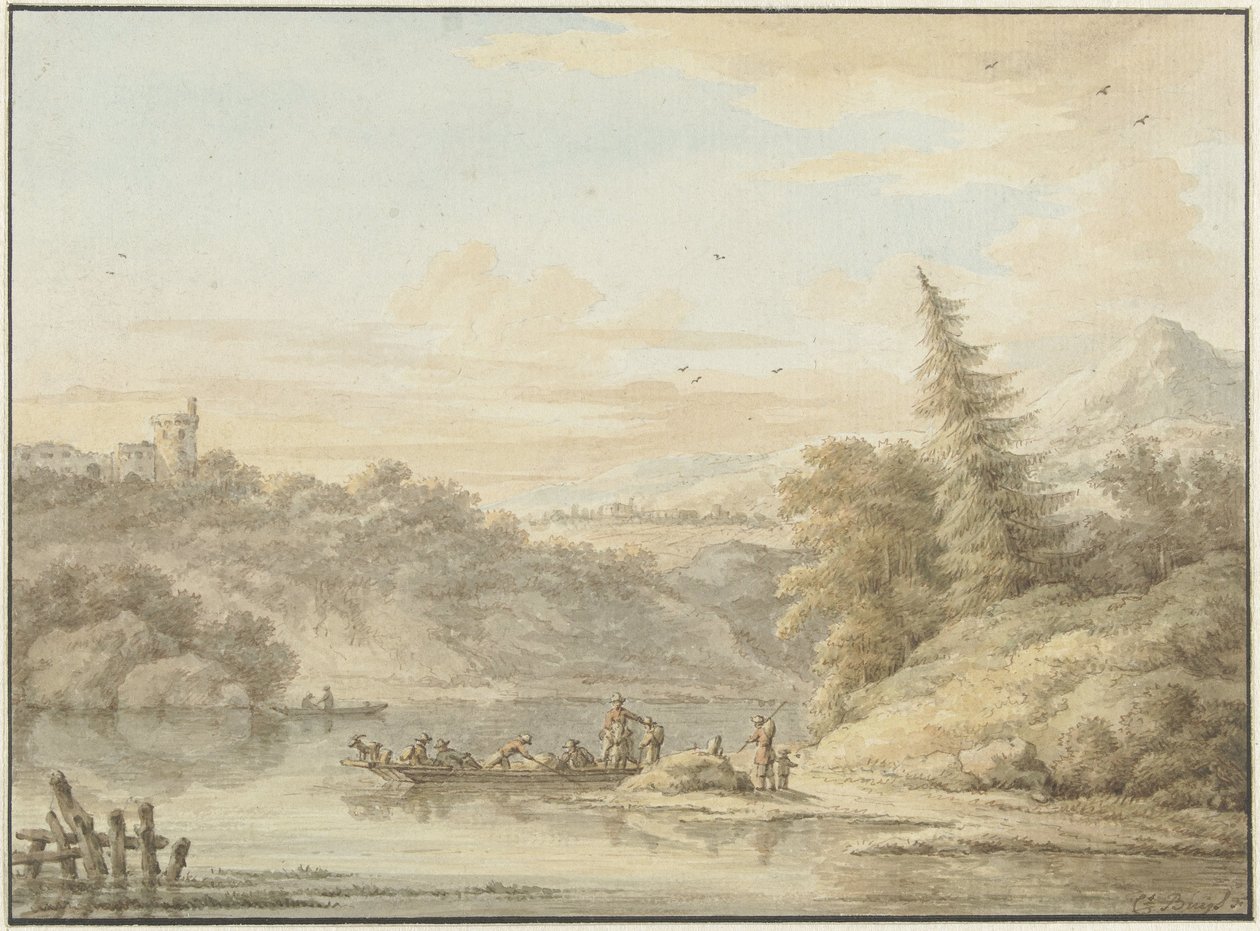 Paesaggio Fluviale da Cornelis Buys