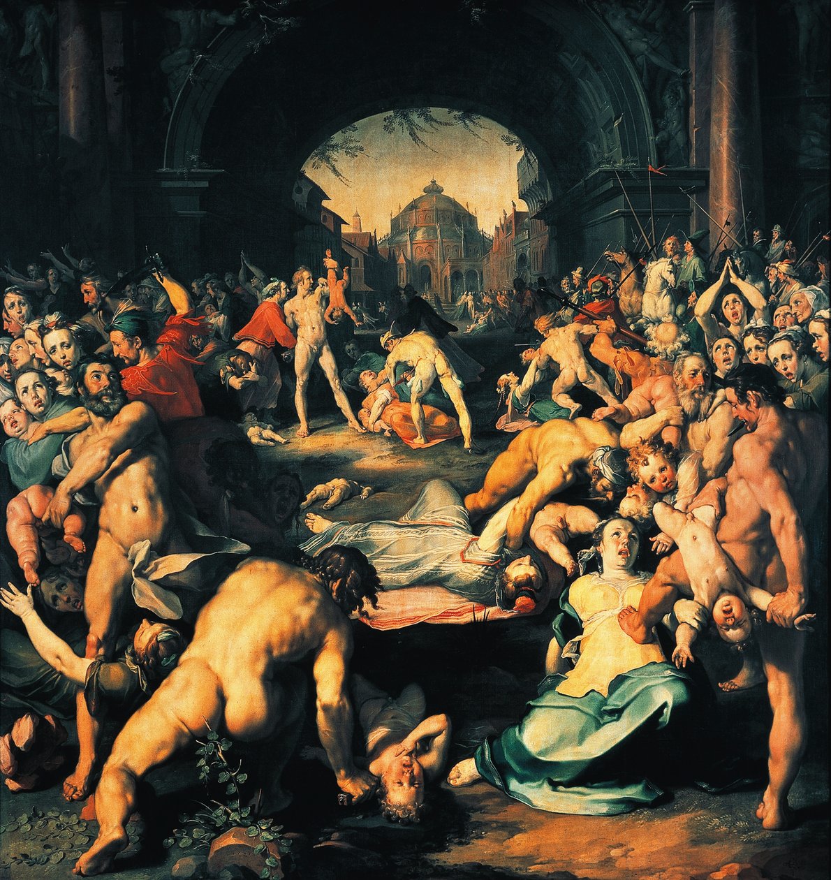 Massacro degli innocenti da Cornelis Cornelisz. van Haarlem