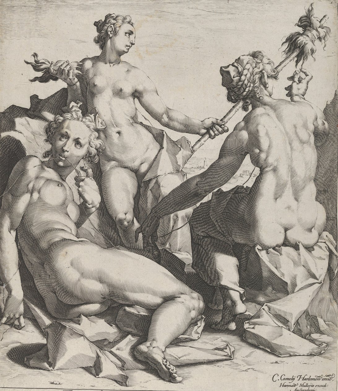 Le tre Parche da Cornelis Cornelisz van Haarlem