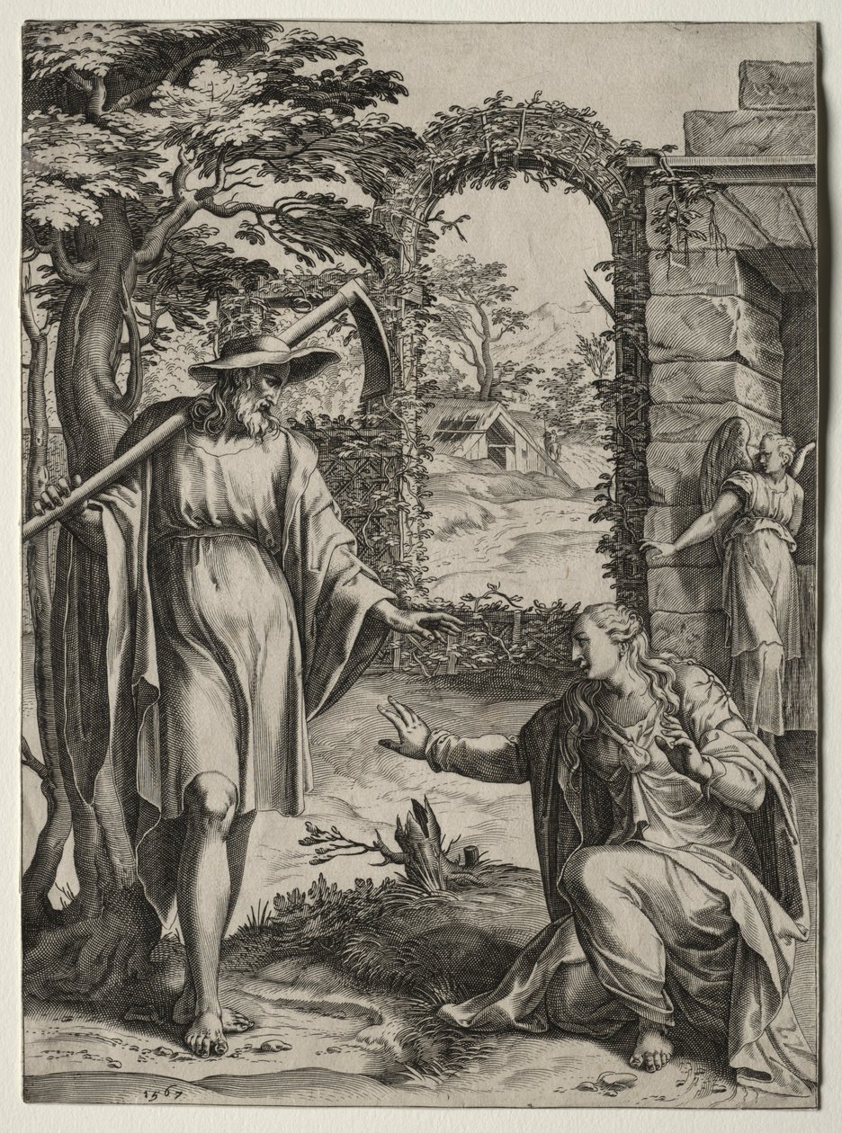 Cristo appare a Maria Maddalena, 1567 da Cornelis Cort