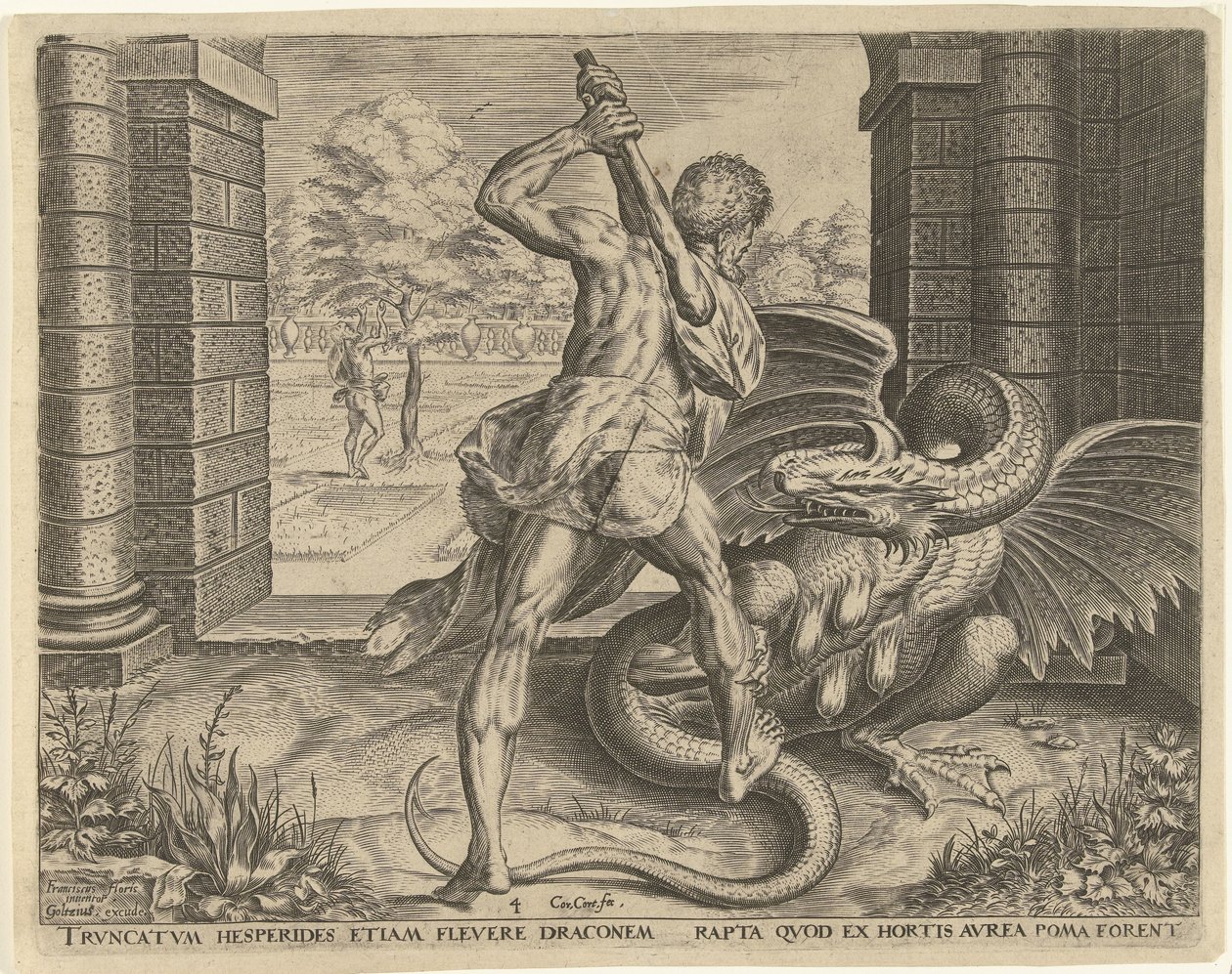 Ercole ruba le mele d