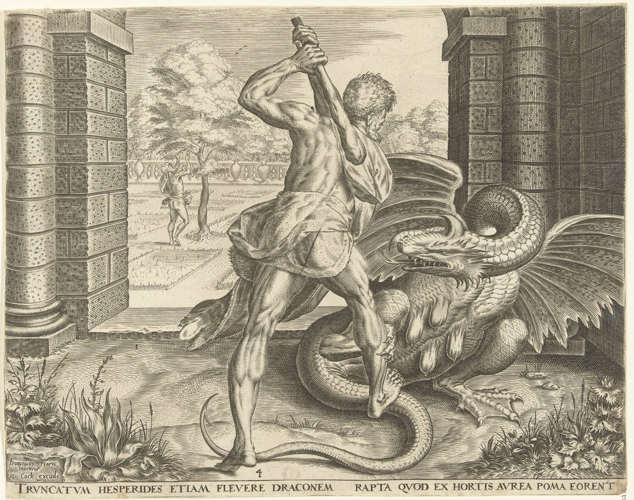 Ercole ruba le mele d
