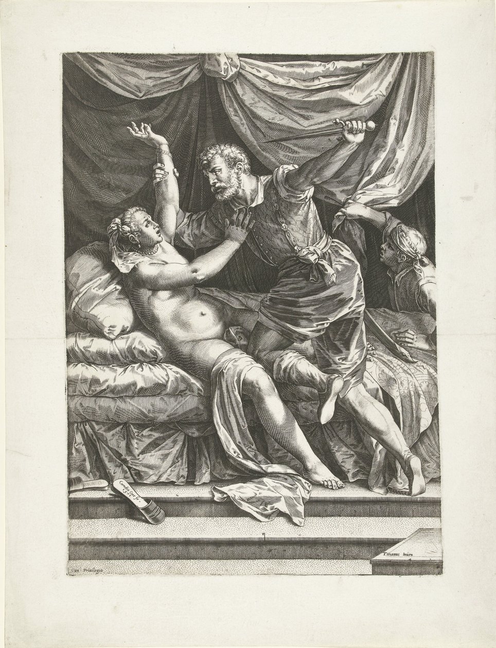Lucrezia e Sesto da Cornelis Cort