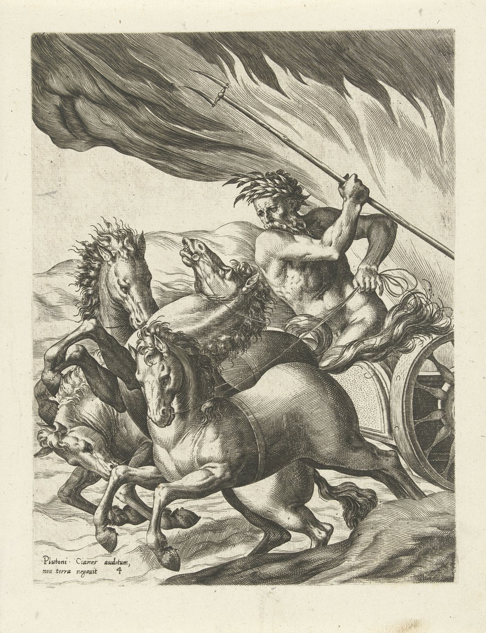 Plutone lascia Proserpina negli inferi da Cornelis Cort