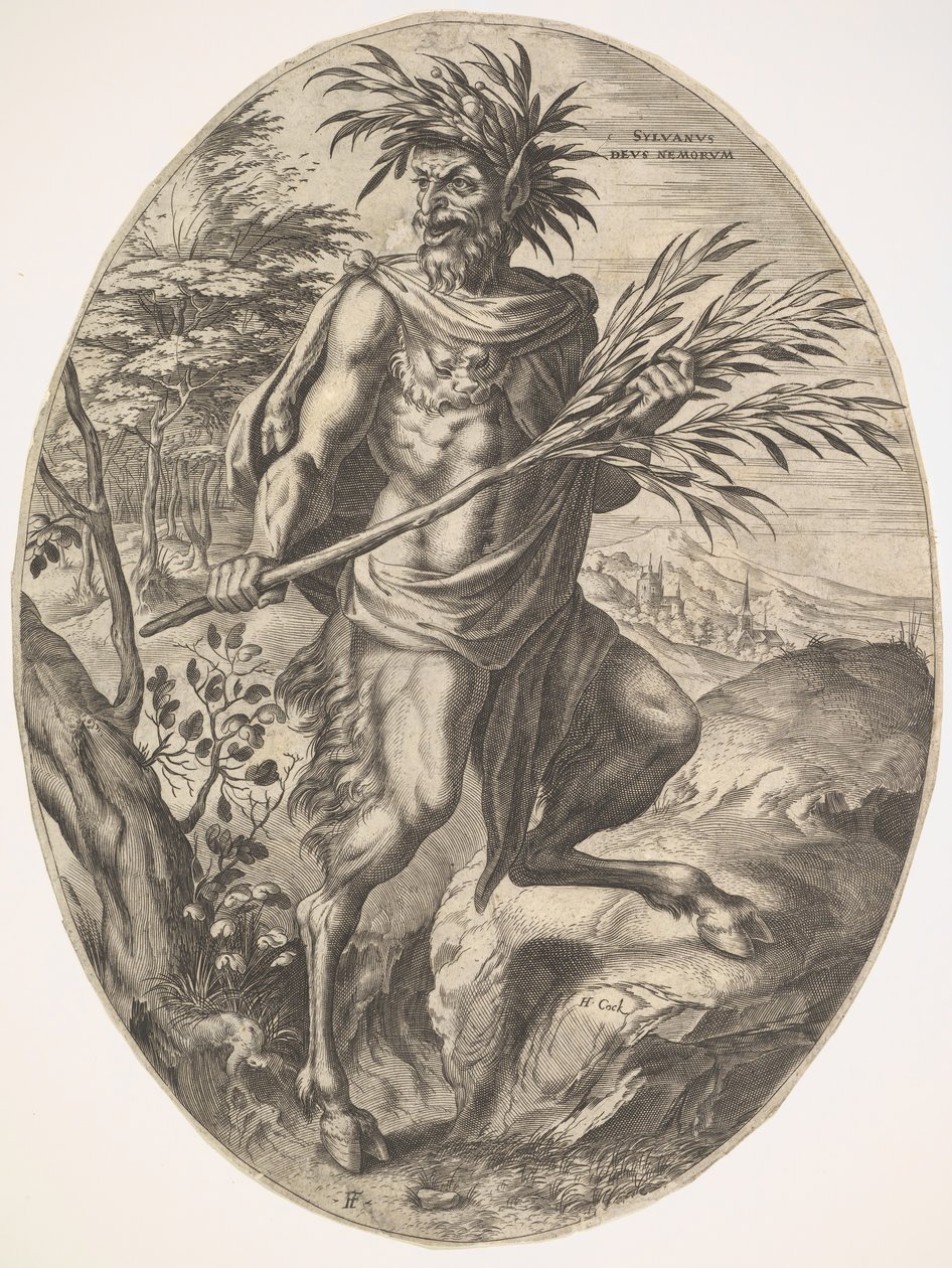 Silvano da Gli dei rurali, 1565 da Cornelis Cort