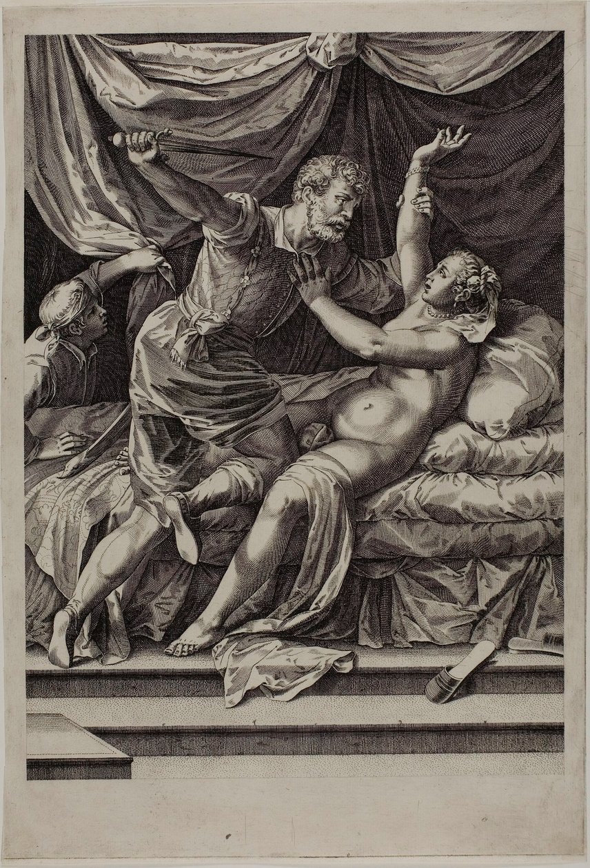 Tarquinio e Lucrezia da Cornelis Cort