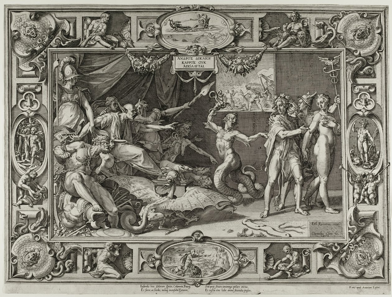 La calunnia di Apelle da Cornelis Cort