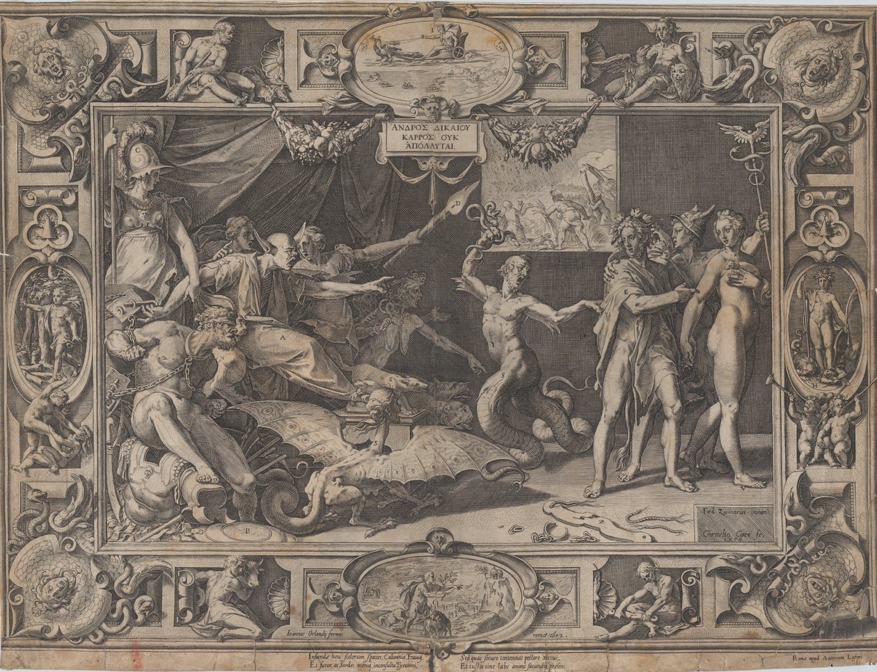 La Calunnia di Apelle da Cornelis Cort