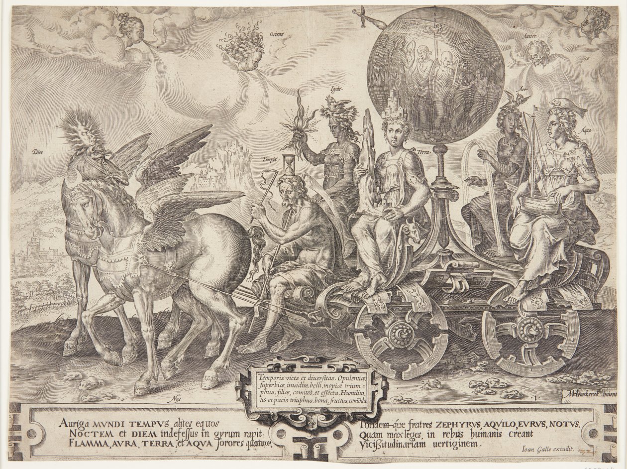 Il trionfo del mondo da Cornelis Cort