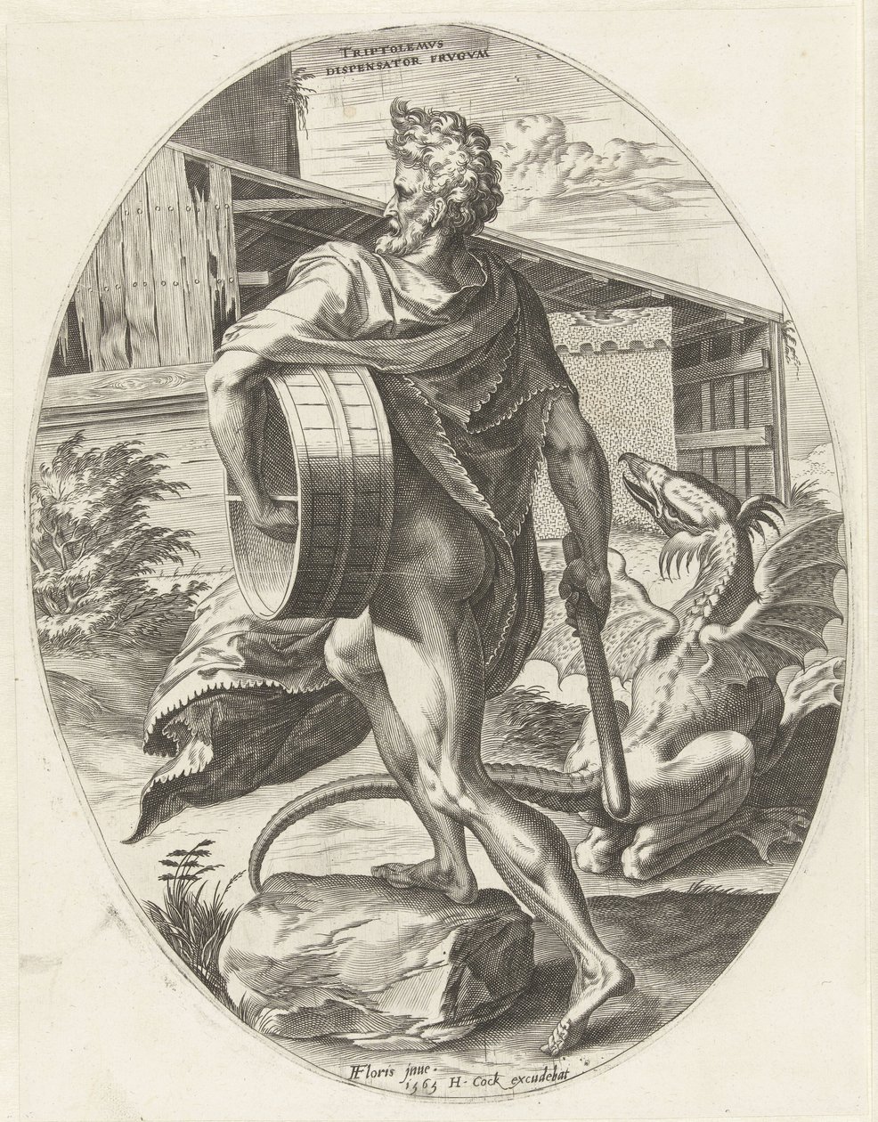 Triptolemo da Cornelis Cort