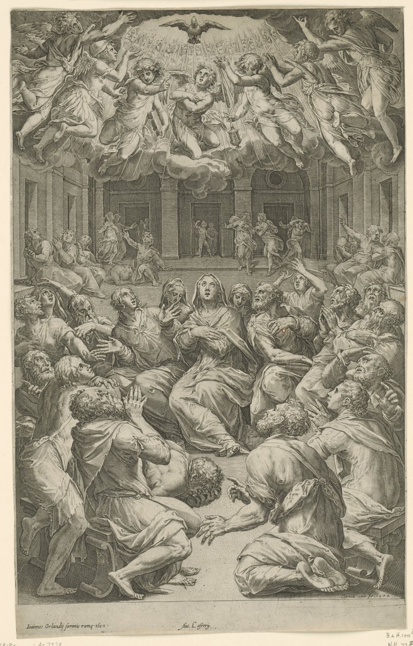 Discesa dello Spirito Santo da Cornelis Cort