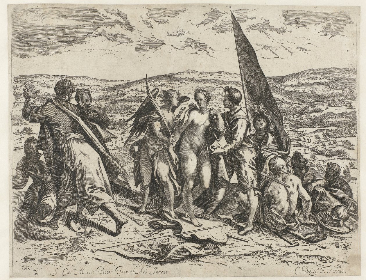 Allegoria della Guerra e della Pace da Cornelis Dircksz. Boissens
