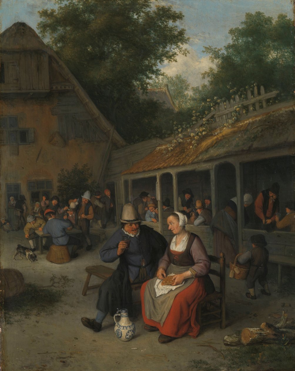 Locanda di campagna da Cornelis Dusart