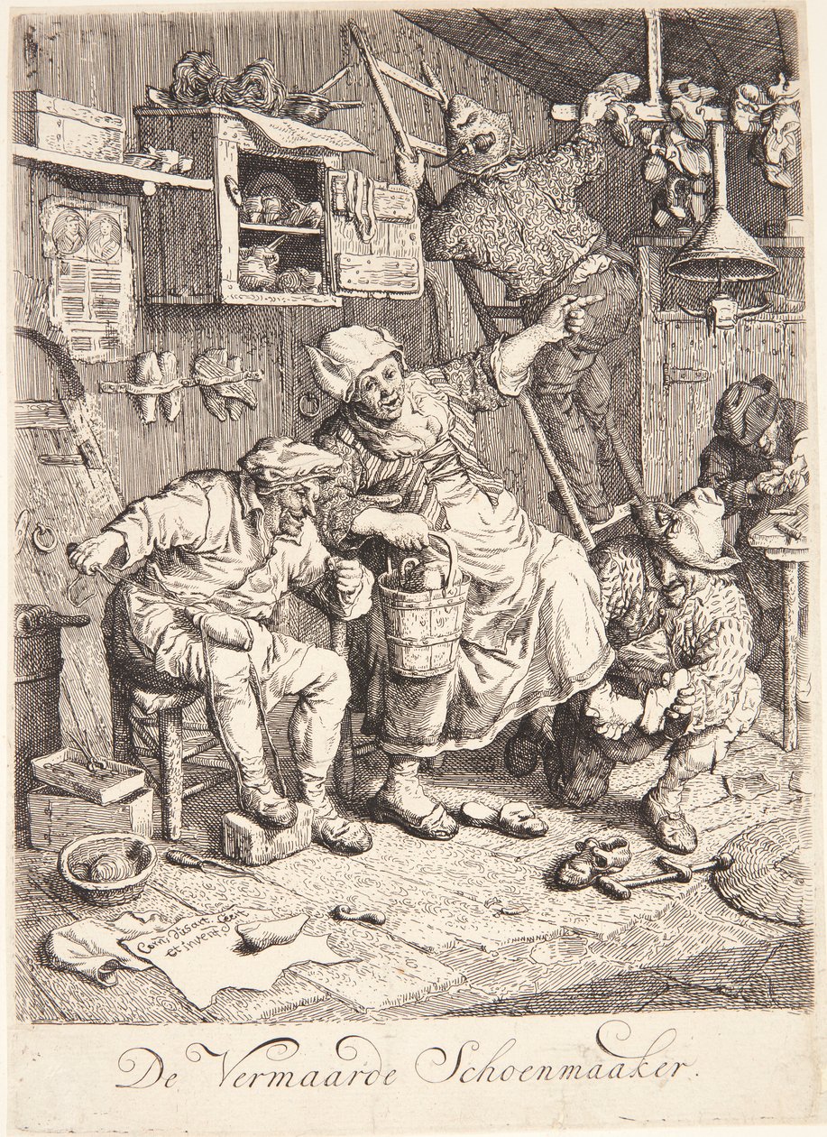Un calzolaio da Cornelis Dusart