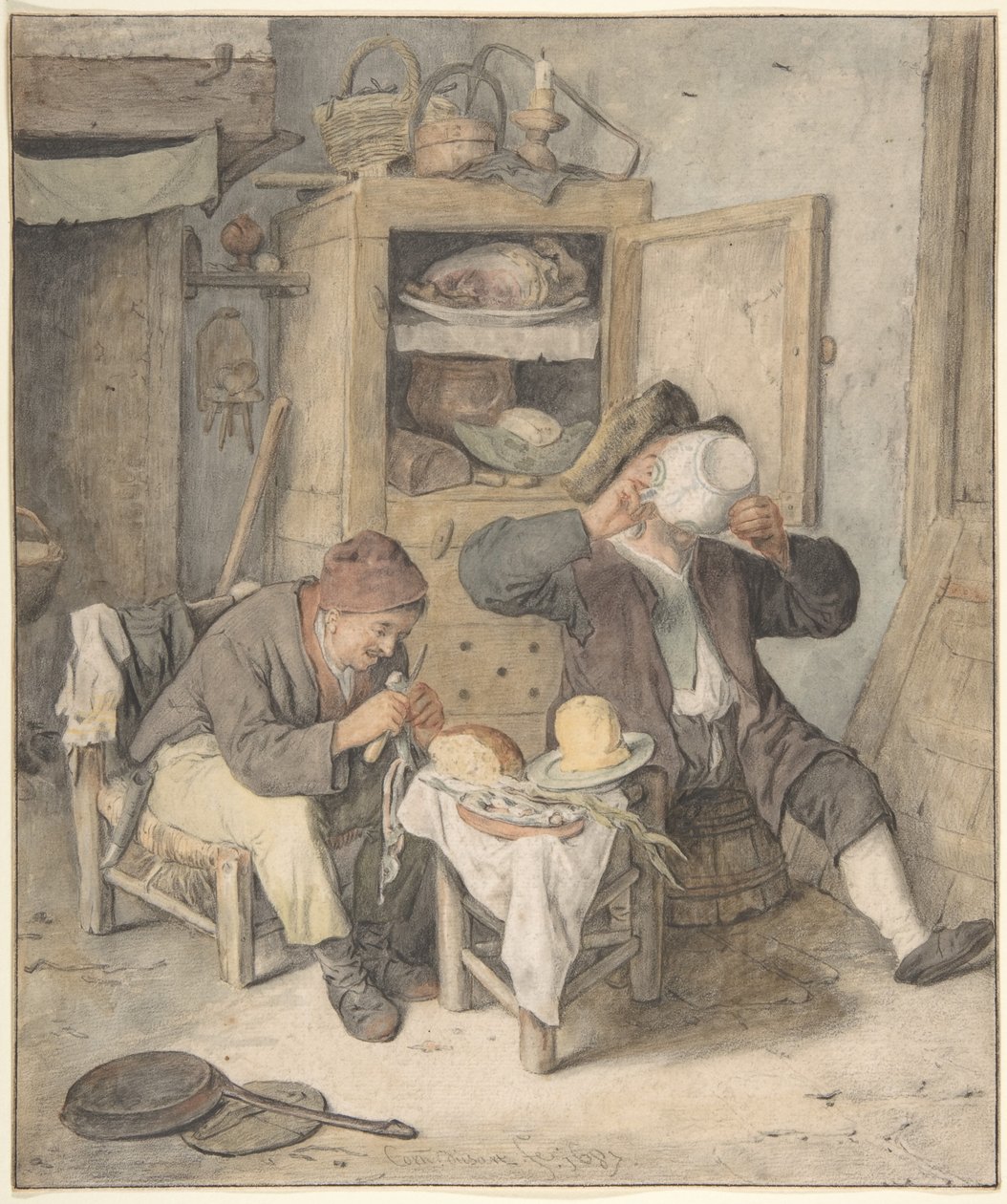 Scena di cucina da Cornelis Dusart