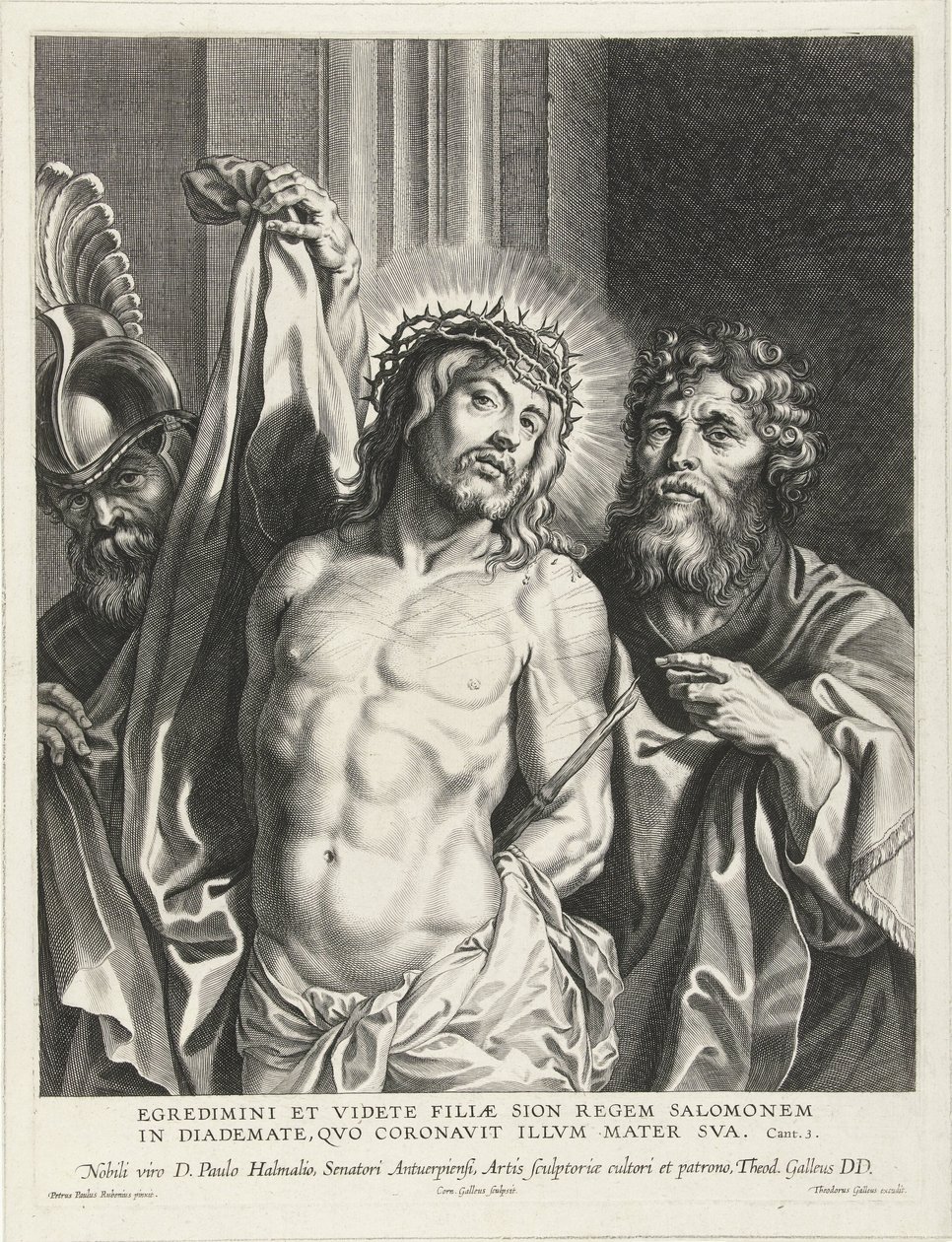 Cristo mostrato al popolo (Ecce Homo) da Cornelis Galle (I)