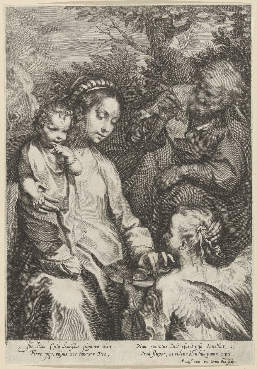 Maria nutre il Bambino da Cornelis Galle (I)