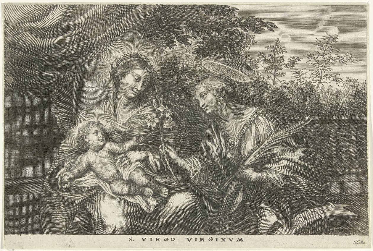 Maria con il Bambino e Santa Caterina d