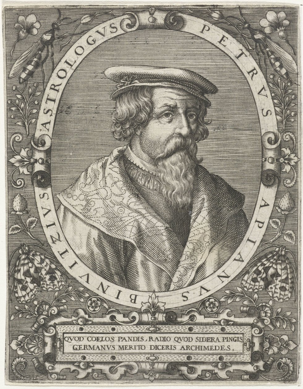 Ritratto di Petrus Apianus da Cornelis Galle (I)