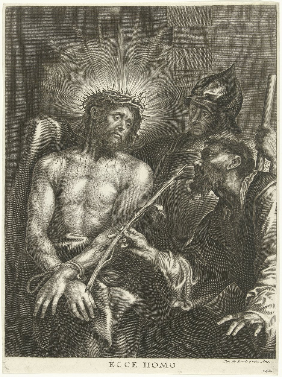 Cristo mostrato al popolo (Ecce Homo) da Cornelis Galle (II)