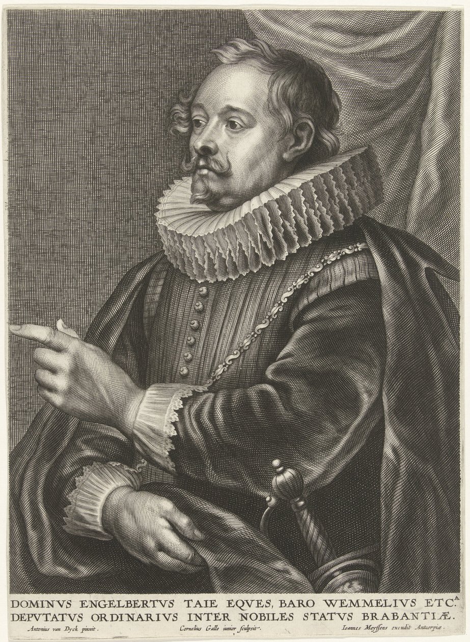 Ritratto di Engelbert Tajé, barone di Wemmel da Cornelis Galle (II)