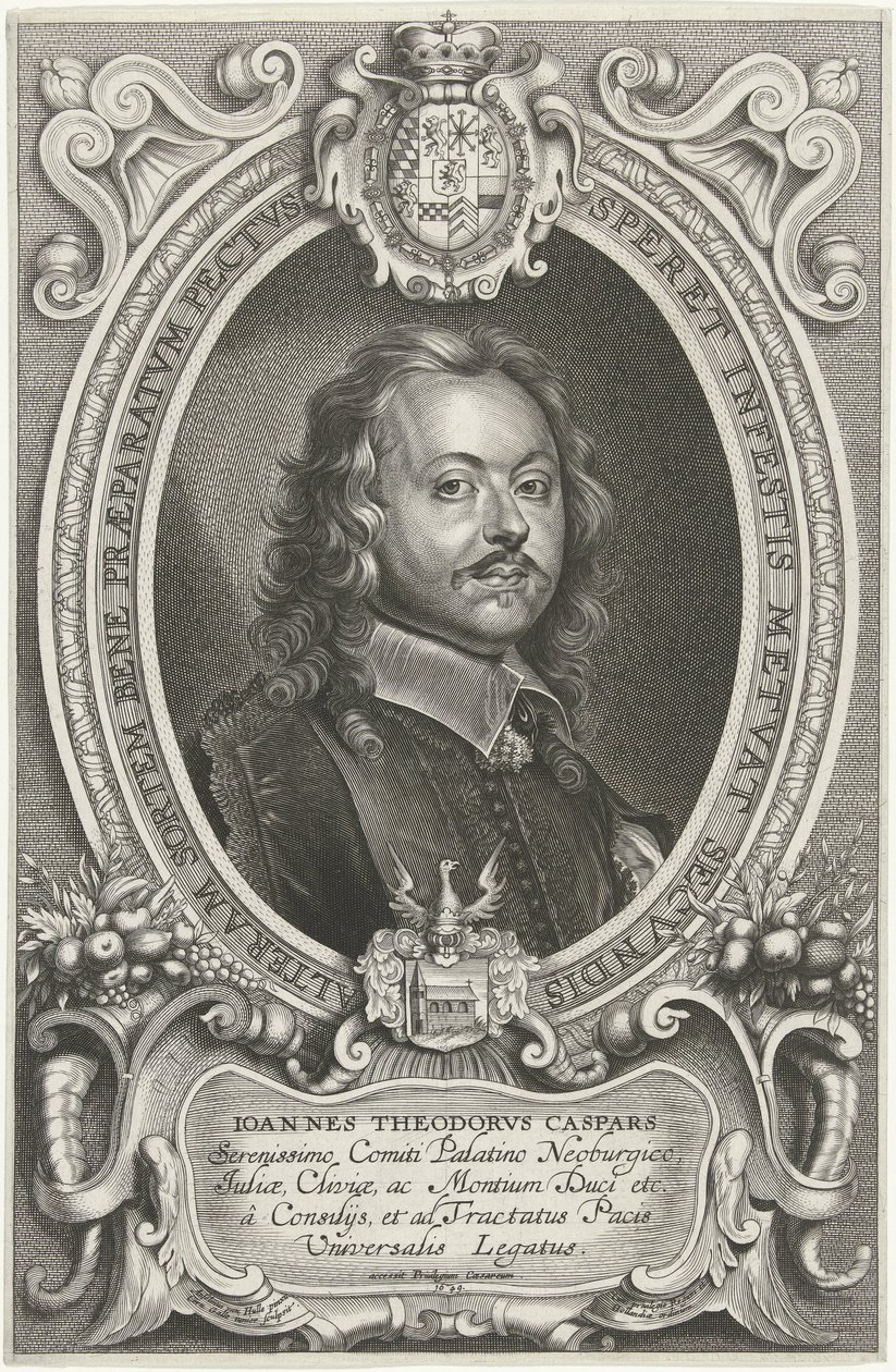 Ritratto di Johann Theodor Caspars da Cornelis Galle (II)
