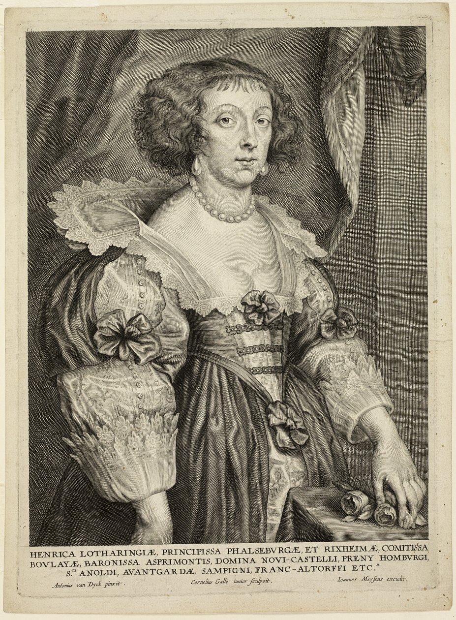 Henriette di Lorena da Cornelis Galle II