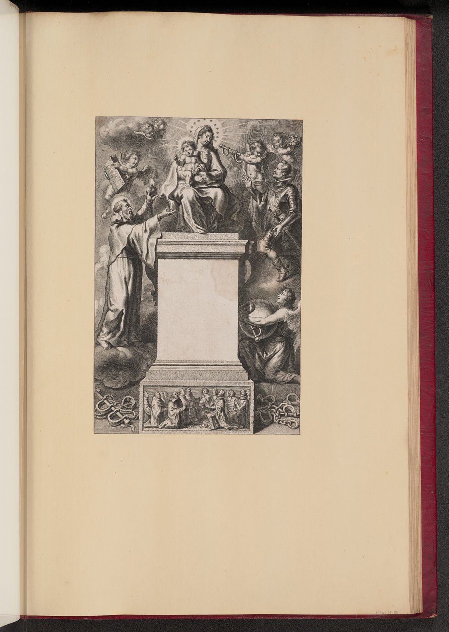 Pagina del titolo per B. De Los Rios, De Hierarchia Mariana Libri Sex da Cornelis Galle II after Erasmus Quellinus II after Sir Peter Paul Rubens