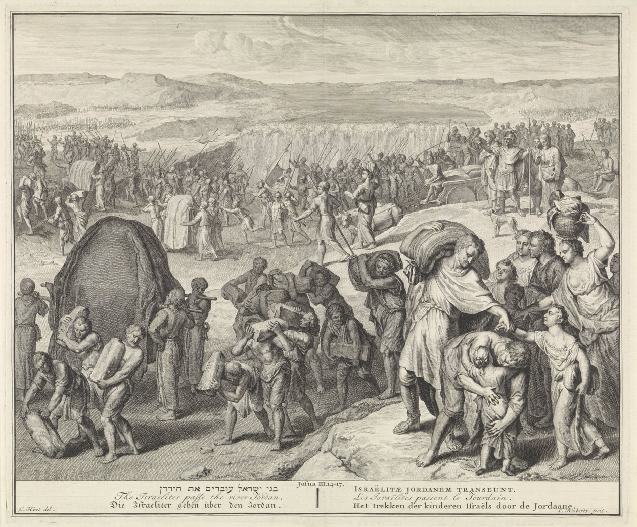 Attraversamento del Giordano da Cornelis Huyberts