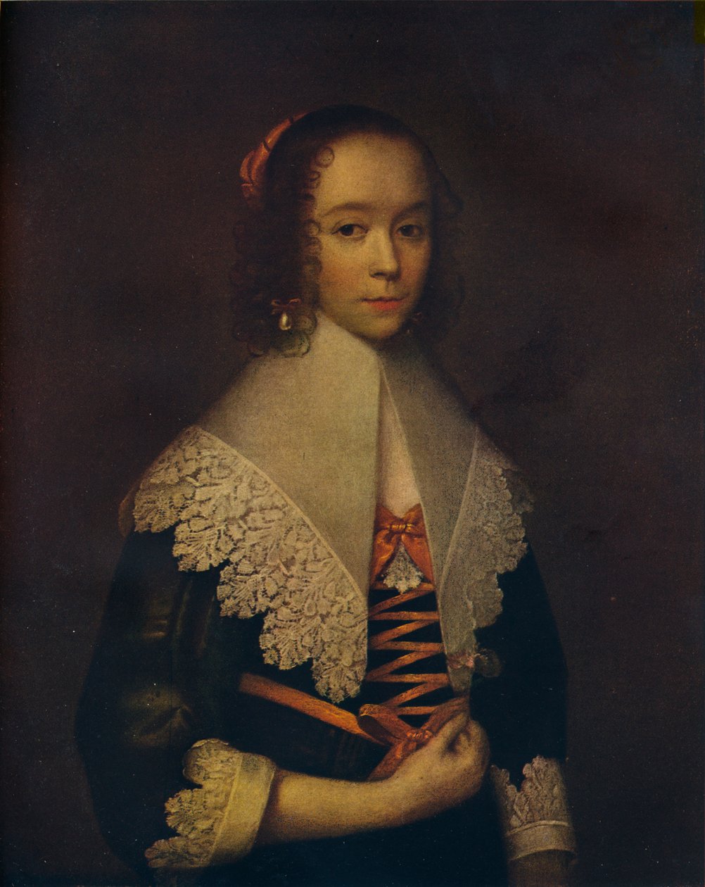Ritratto di una ragazza, XVII secolo, 1916 da Cornelis Janssens van Ceulen