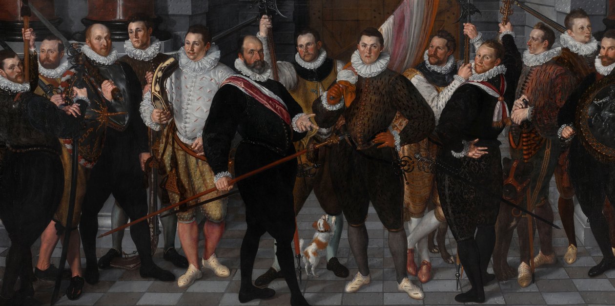 La compagnia del capitano Dirck Jacobsz Rosecrans e del tenente Pauw
La compagnia del capitano Dirck Jacobsz Rosecrans e del tenente Pauw, Amsterdam, 1588 da Cornelis Ketel