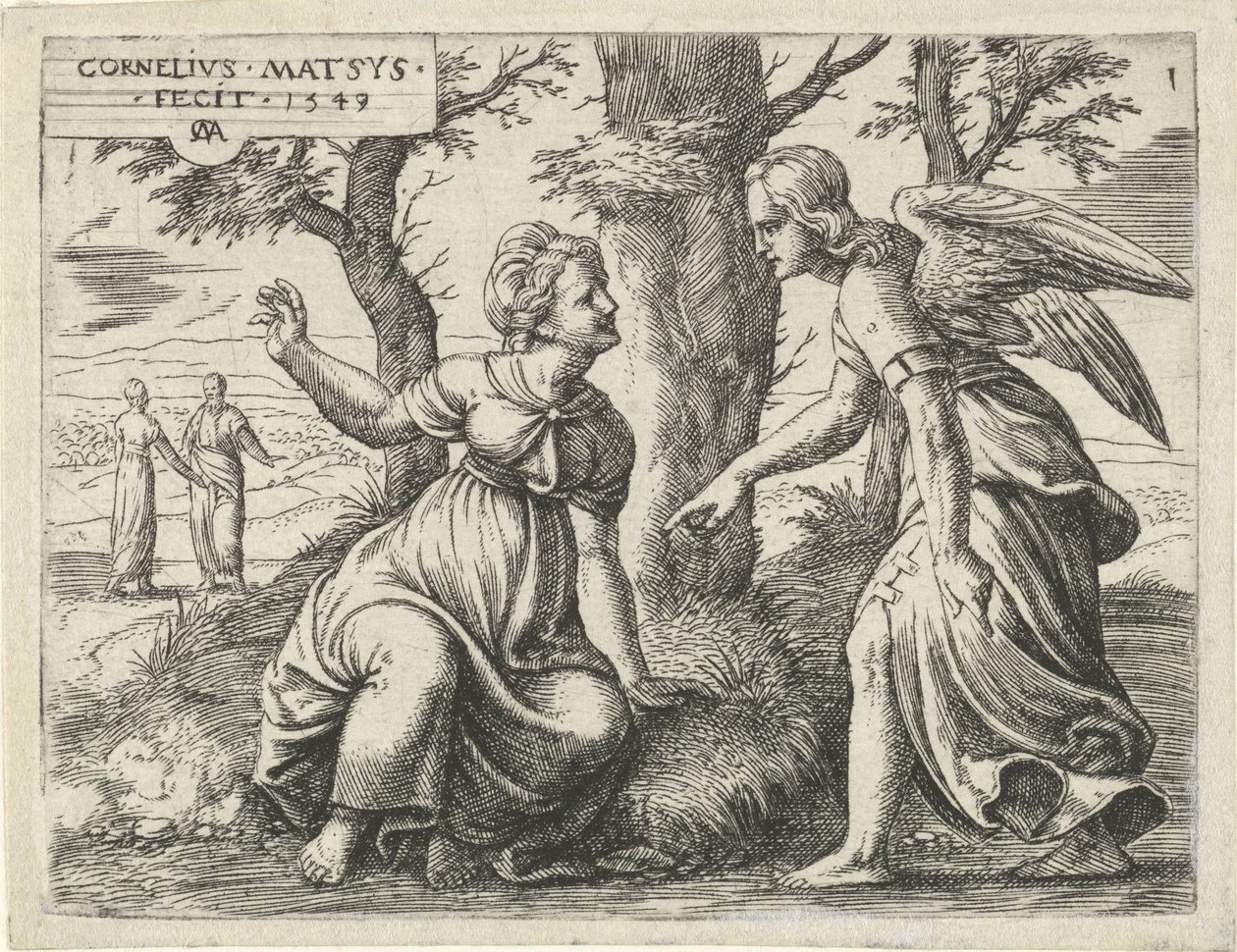 Predizione della nascita di Sansone (Storia di Sansone) da Cornelis Massijs