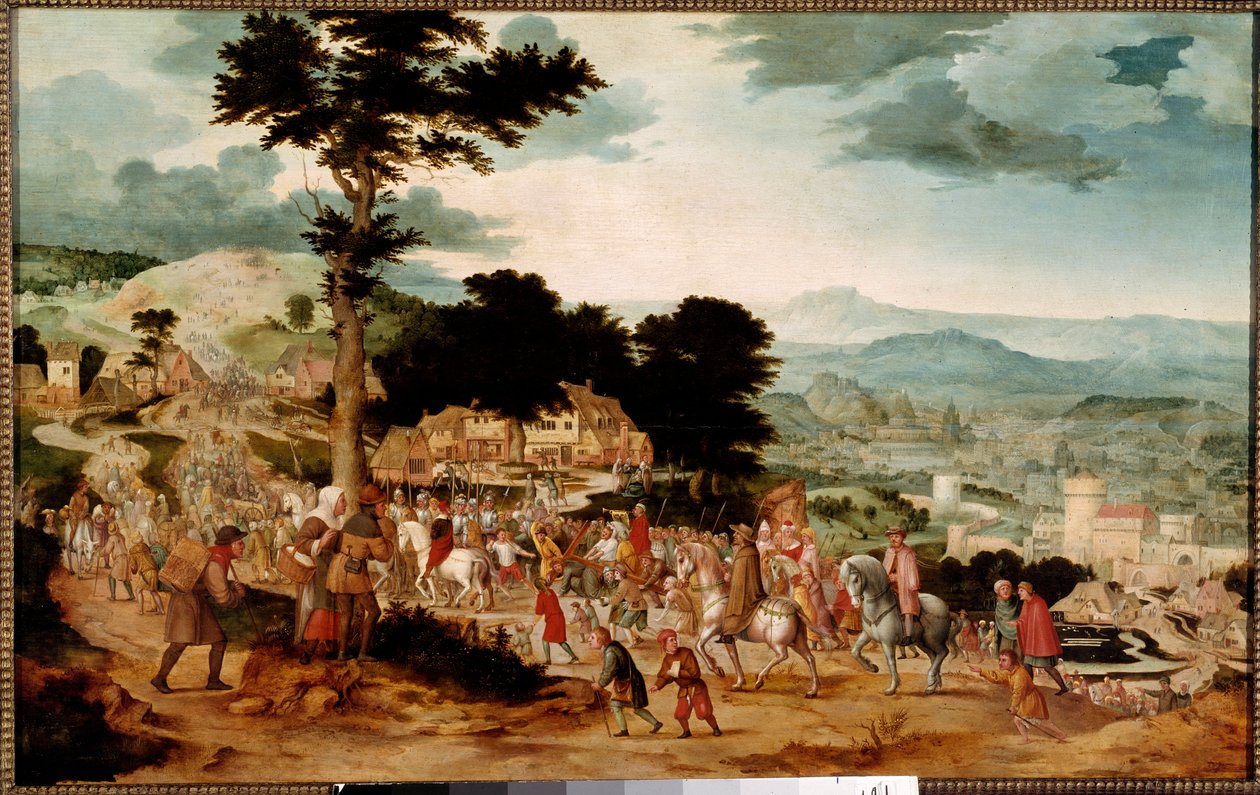 La Via del Calvario da Cornelis Massys